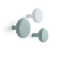 Комплект из 3-х крючков из Дуба яркого цвета Kanca единый размер белый LA REDOUTE INTERIEURS  фото, kupilegko.ru